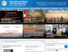 Tablet Screenshot of doanhnghiephue.com.vn